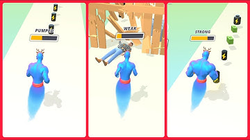 Muscle Rush Gameplay Walkthrough Level 5 Android iOS Funny Games Pro Gameplay