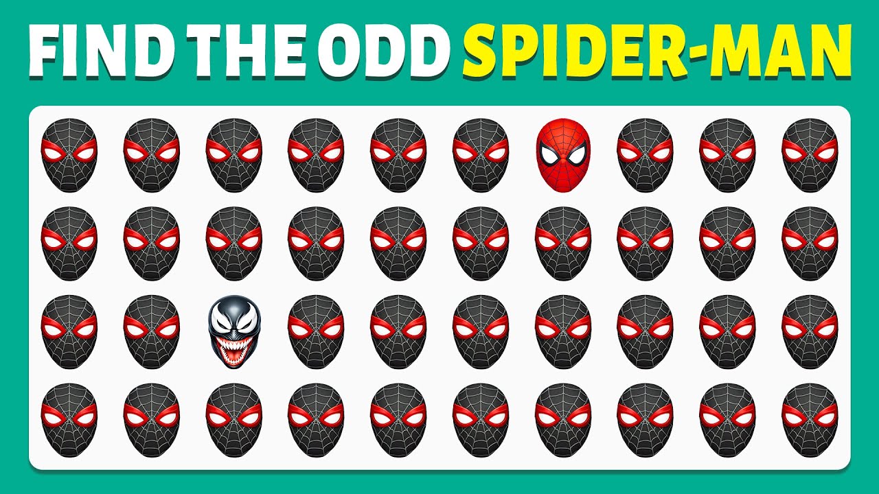 Find the ODD Spider Man – Marvel Spider Man 2 Game Edition Quiz | Cow Quiz