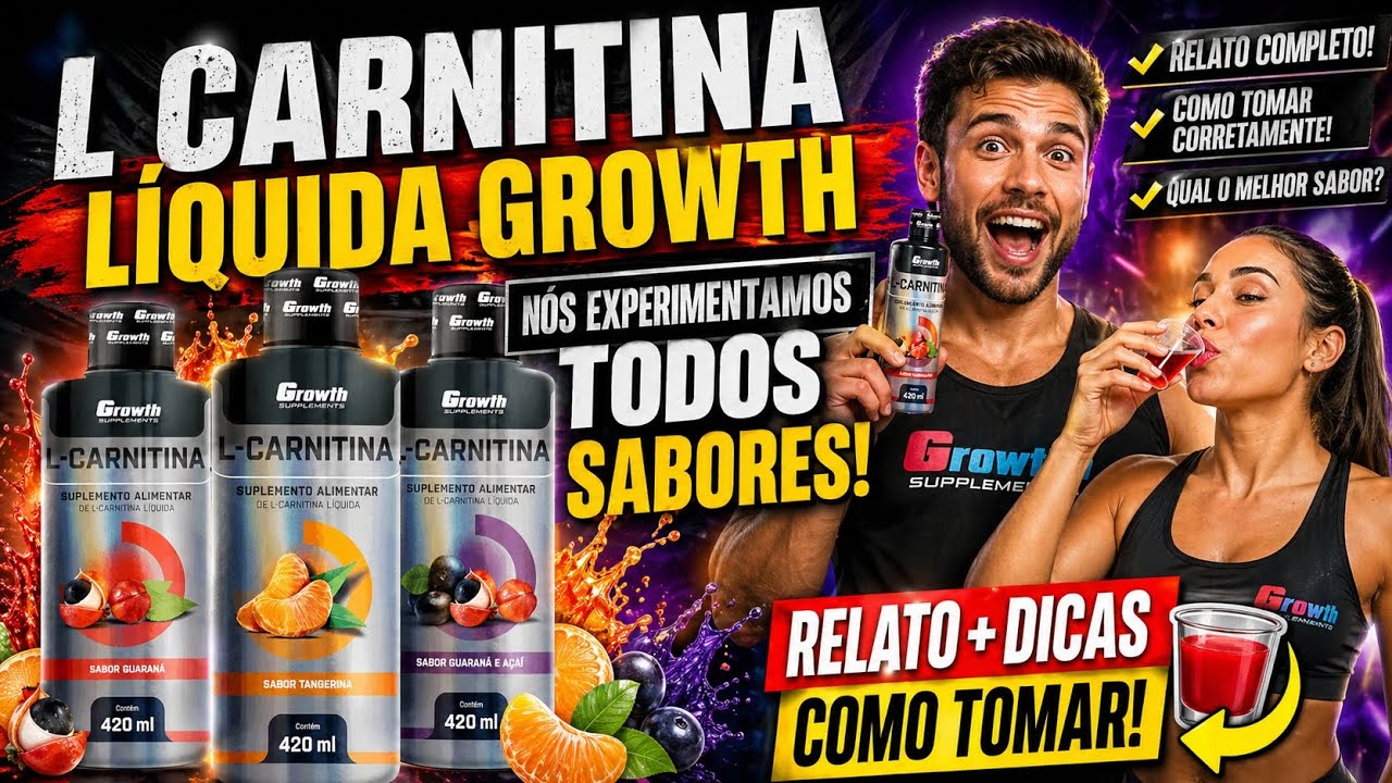 l carnitina growth L-CARNITINE LIQUID GROWTH WE TRIED ALL THE FLAVORS WE GIVE A REPORT AND  TEACH YOU HOW TO TAKE IT