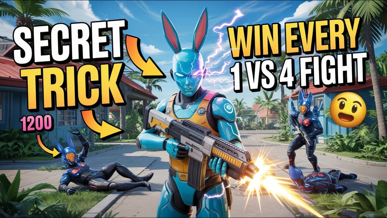 How to Clutch [ Solo vs Squad ] in Every Situation 🥵🚀 | Solo vs Squad ...
