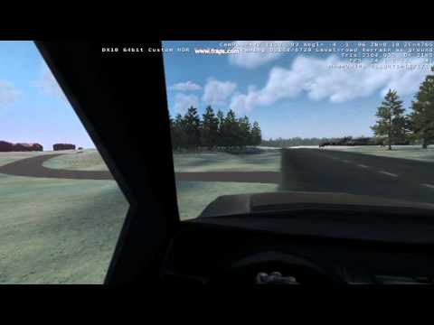 Cryengine 2 sandbox demo imported 3ds max models driving car - YouTube