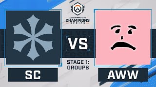 OWCS EMEA: Stage 1 - Groups Day 5 | Sheer Cold vs AWW YEAH