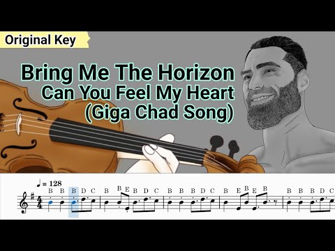 Giga Chad Song Violin Sheet - YouTube