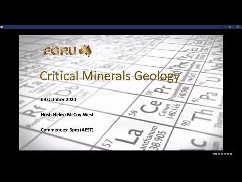 Critical Minerals Geology