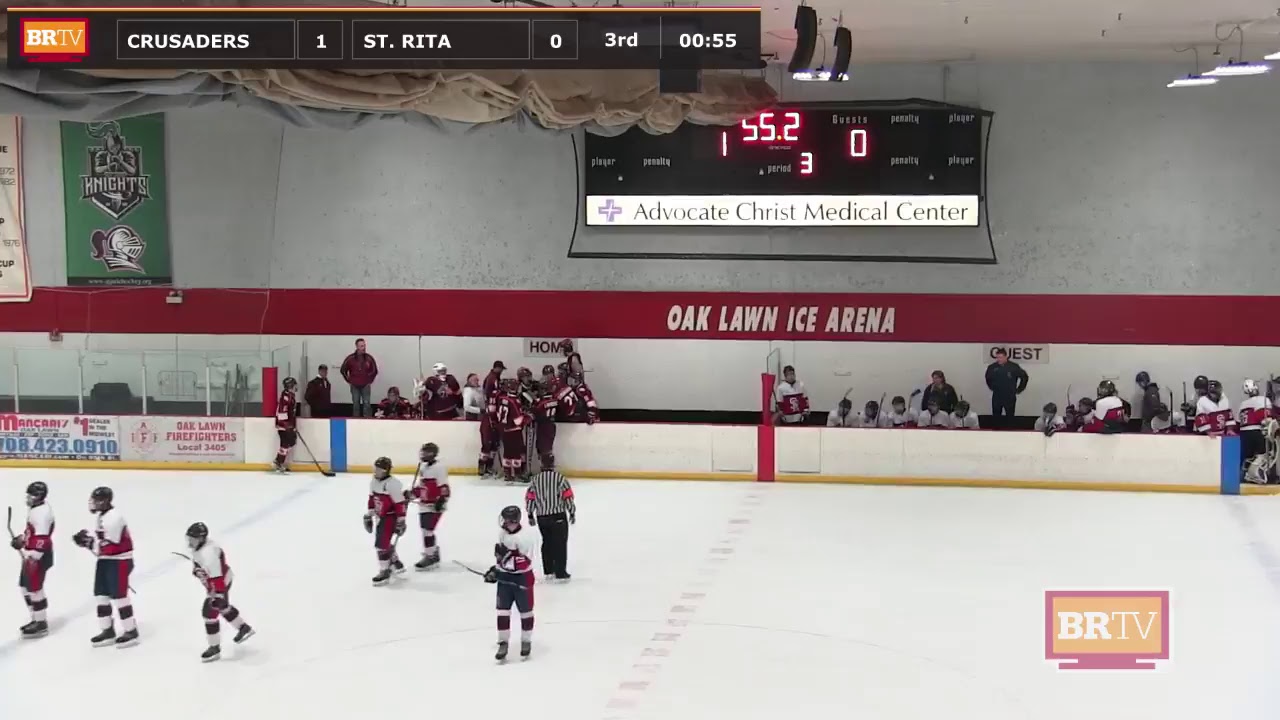 Varsity Hockey vs. St. Rita YouTube