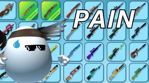 5 Kill Streak with EVERY SINGLE Gun Skin I Have in Shell Shockers!