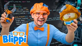 Blippi tworzy roboty! 🤖 | 📙Blippi po polsku📙Nauka i zabawa dla Dzieci