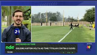 Criciúma treina de olho no confronto com o Goiás pela Série B