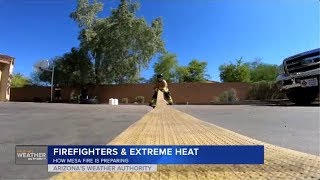 CBS5 News Coverage Firefighters & Extreme Heat
