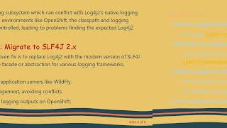 Fixing Log4j2 Logging Issues in WildFly on OpenShift by Migrating to SLF4J 2.x