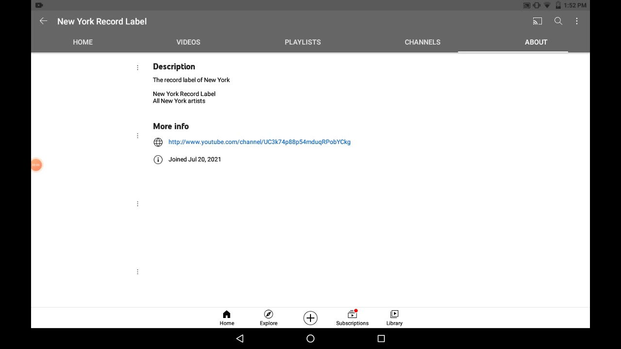 New York City record label..