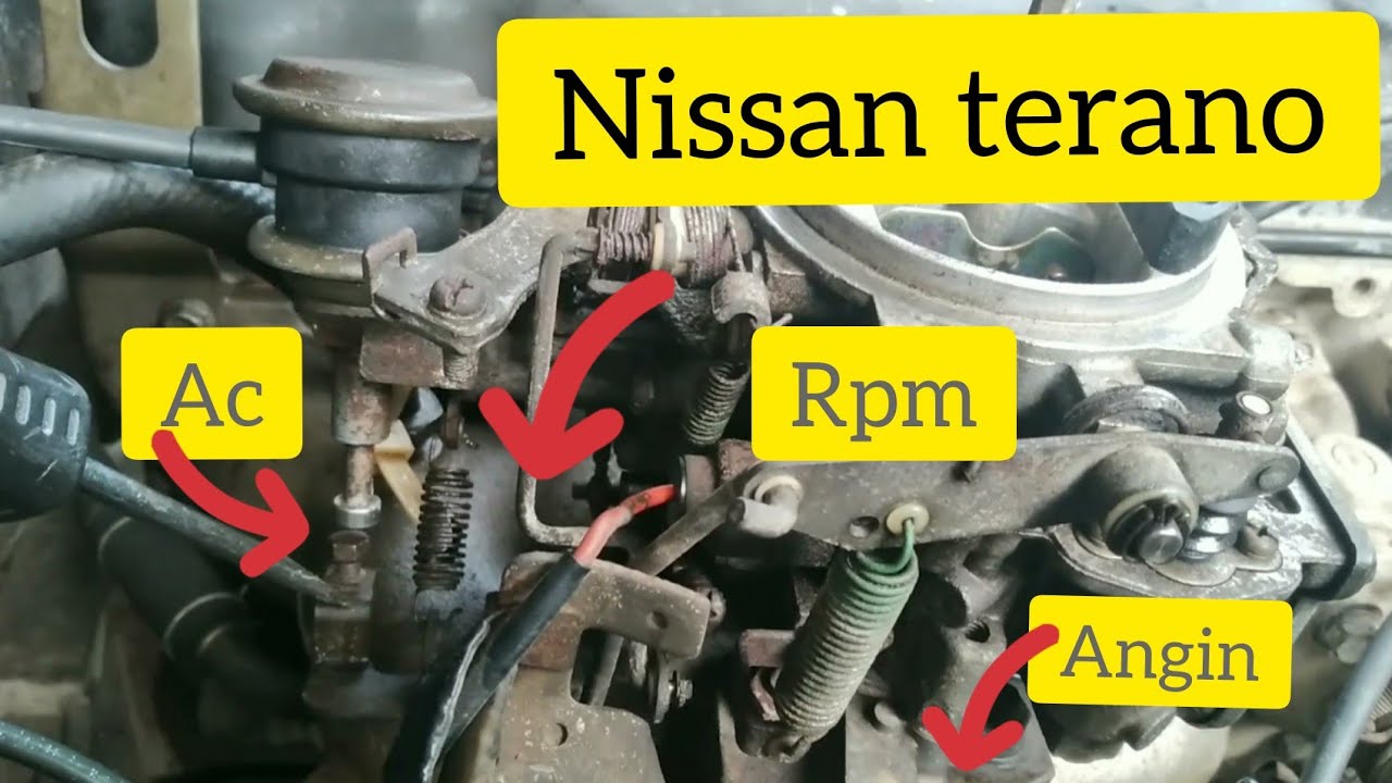 setel carburator nissan terano