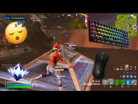 [ASMR] 🏆 Fortnite UNREAL RANK Gameplay 💤😴 Relaxing Keyboard Sounds (4K 240FPS)