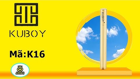 Bật lửa xăng đá chất lượng nhỏ như điếu thuốc cực độc lạ Kuboy K16 - Ambe.vn