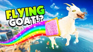 This Magic GOAT Can FLY With the New SECRET GEAR!  Goat Simulator 3