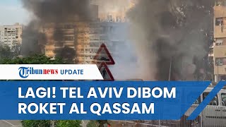 Mencekam! Situasi Tel Aviv 'Dihujani' Roket Hamas, Asap Mengepung Kota hingga Sirene Meraung-raung