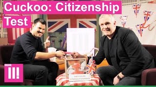 Greg Davies tests Taylor Lautner on British Citizenship Test