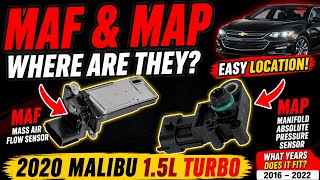 2020 Chevy Malibu 1.5T MAF & MAP Sensor Location 🔥 Don’t Guess! (2016–2022 Same)