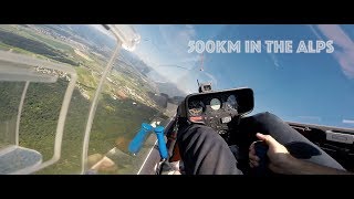 Soaring Frenzy │ 5ookm x-country flight in the Alps