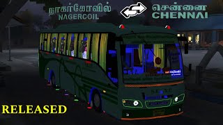 CHENNAI TO NAGERCOIL SETC AC BUS MOD RELEASED#bussid #busmod #setc screenshot 5