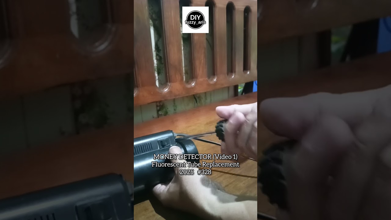 Money Detector Fluorescent Tube Replacement Video 1 