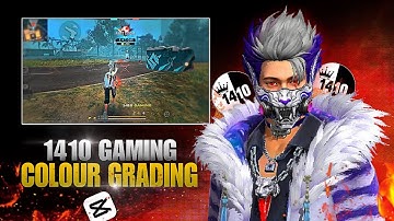 1410 Gaming Colour Grading Tutorial In Capcut 🔥 || Free Fire Montage Shorts Editing Tutorial
