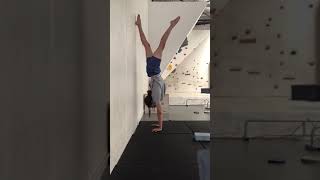 Handstand Scissors beginners progression.