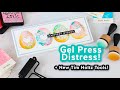 Gel Press Distress + New Tim Holtz Ranger Tools!