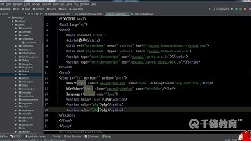 千锋Java教程：21 组合树和表单