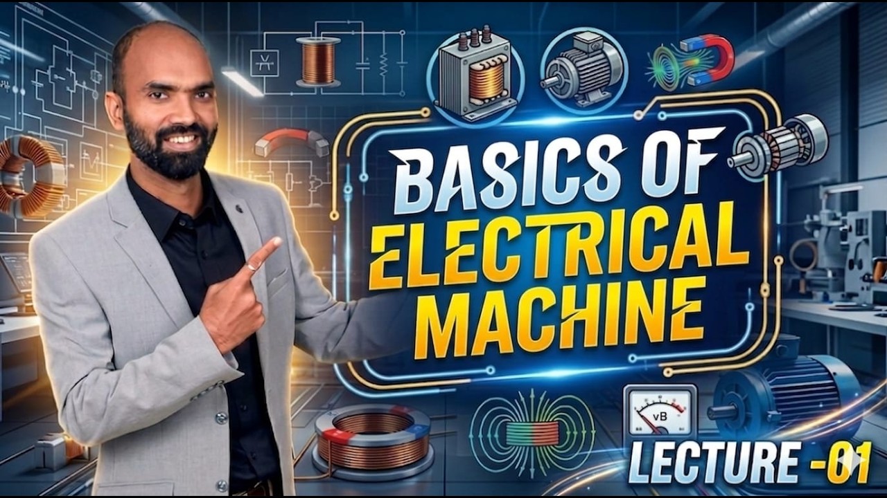 LECTURE 1|| ELECTRICAL MACHINES l BASICS OF ELECTRICAL MACHINES l # ...