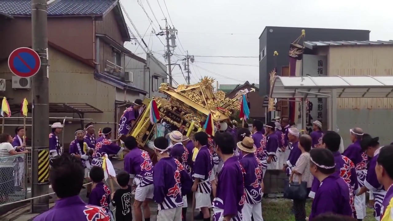 平成26年 富田の鯨船　北島組神社丸　町練り