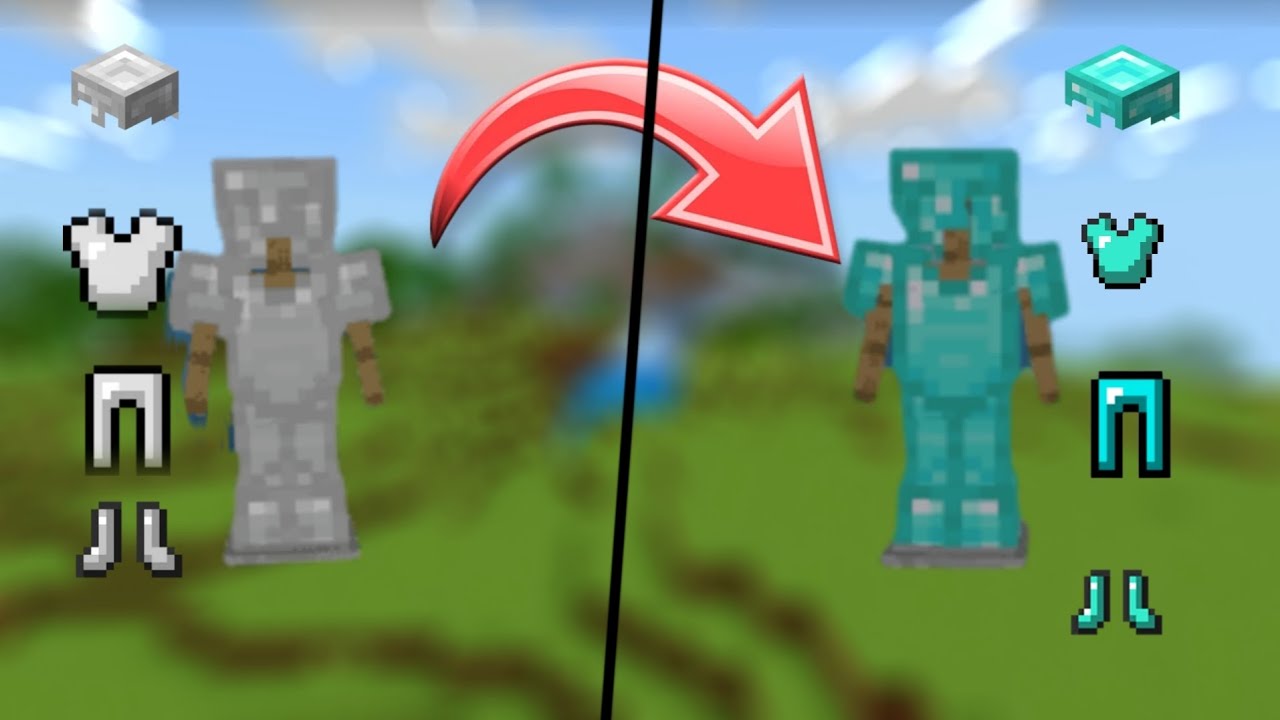 I made a diamond armor in my survival world|#minecraft - YouTube