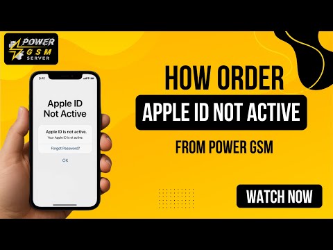 طريقة طلب خدمة لحساب ابل Id غير نشط How To Order Apple Id Not Active 