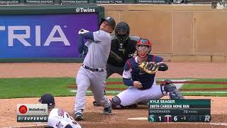 Kyle Seager's 2-homer day vs Twins: 4\/11\/2021