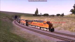 BNSF Super Fast Freight    Part 1    Run 8 V2