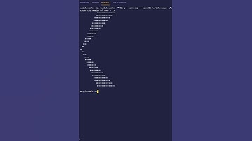 write a program to print the left arrow pattern using class in c++ | PWOS #shorts