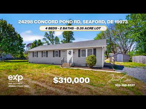 24298 Concord Pond Rd, Seaford, DE home video tour