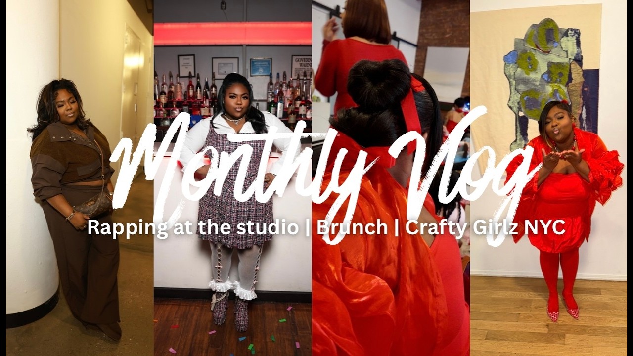 Studio Session Birthday + HK Hall Brunch + Crafting Event | NYC Vlog