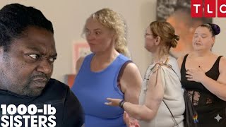 1000 lb sisters. Amanda Halterman is brutally beaten by her husband. Amy & Tammy sit and watch.