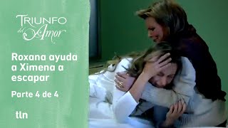 Triunfo del amor 4/4: Roxana da su ropa a Ximena para que salga del psiquiátrico | C-109 | tlnovelas