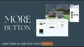 Unlock Infinite Design Possibilities: Mastering the 'More' Button in Our 3D Configurator