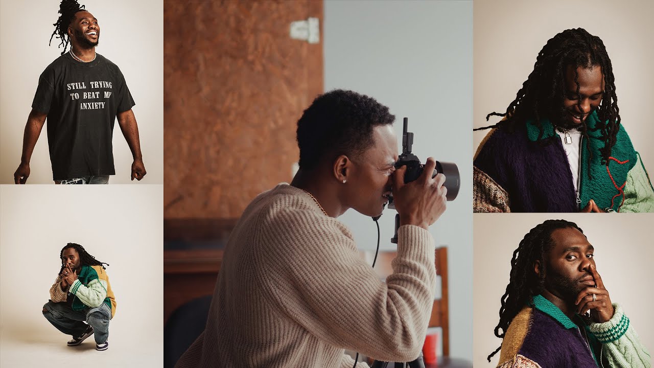 Taking Portraits of The Young Hollywood Stylist! | behind the scenes