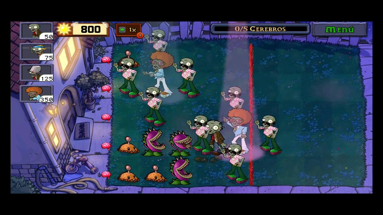 Plantas vs zombies 7 !zombi dances ¡