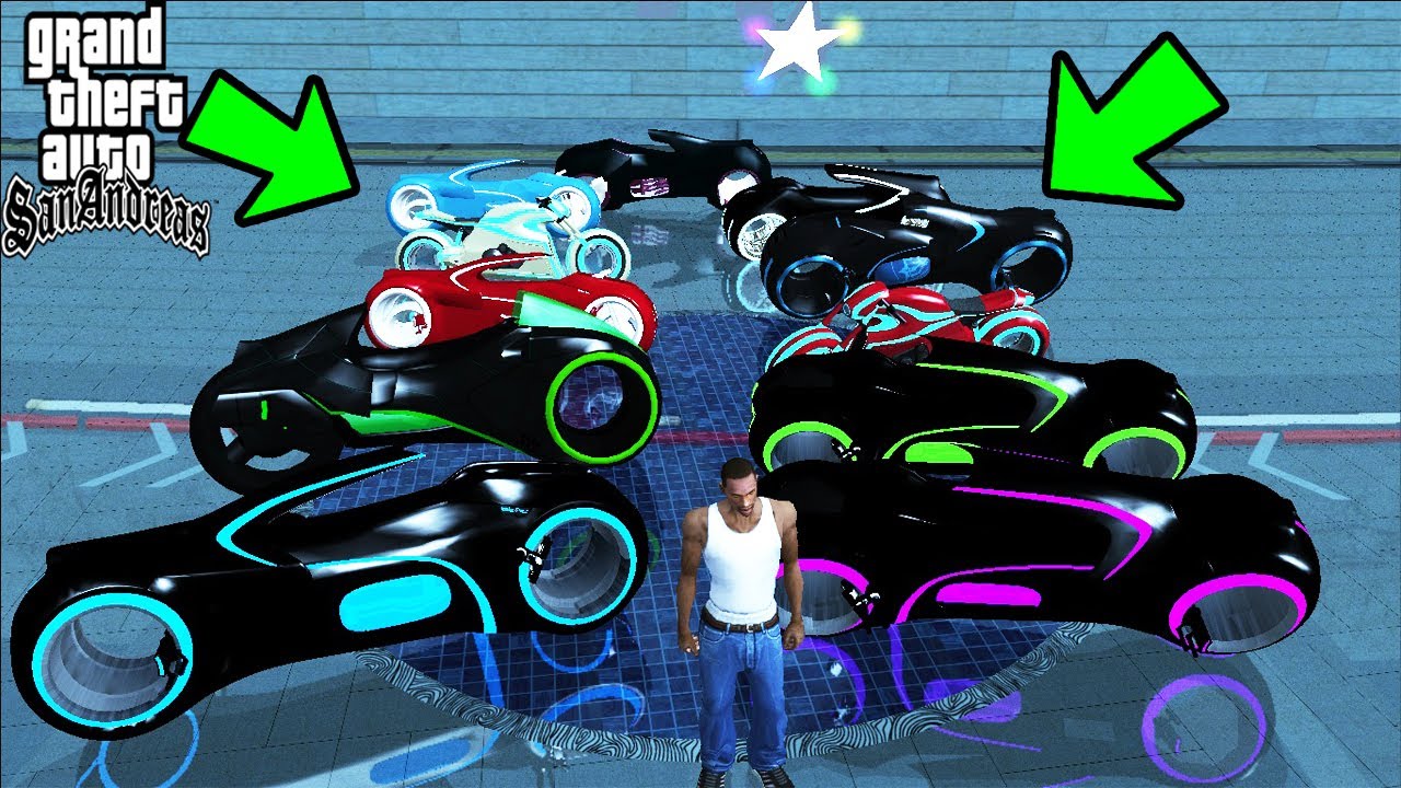 I Found Tron Bikes in GTA San Andreas!(Secret Place)