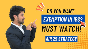 My IBS Paper Strategy That Gave Me Exemption | AIR 25 CA Final | CA Suhas Subhedar