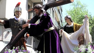 Semana Santa de Zaragoza 2023 Cofradía Cristo Abrazado a la Cruz y de la Verónica 3ª parte