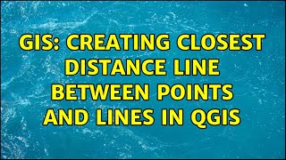GIS: Creating closest distance line between points and lines in QGIS (2 Solutions)