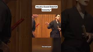 Would a Sword Stab Kill Instantly? #viral #funny #ryangarcia #kick #shorts