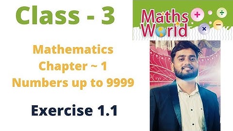 Class - 3 | Mathematics | C- 1 Numbers up to 9999 | Exercise 1.1 | Q. 1 to 10 | By - Sudhir Sir