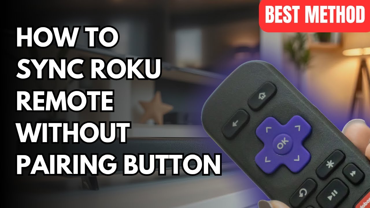 How To Sync Roku Remote Without Pairing Button - YouTube